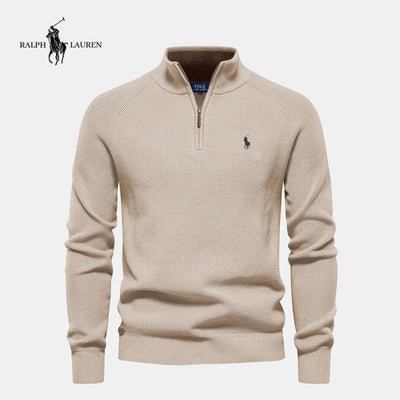 RL™ - Knit Sweater with Half Zipper
