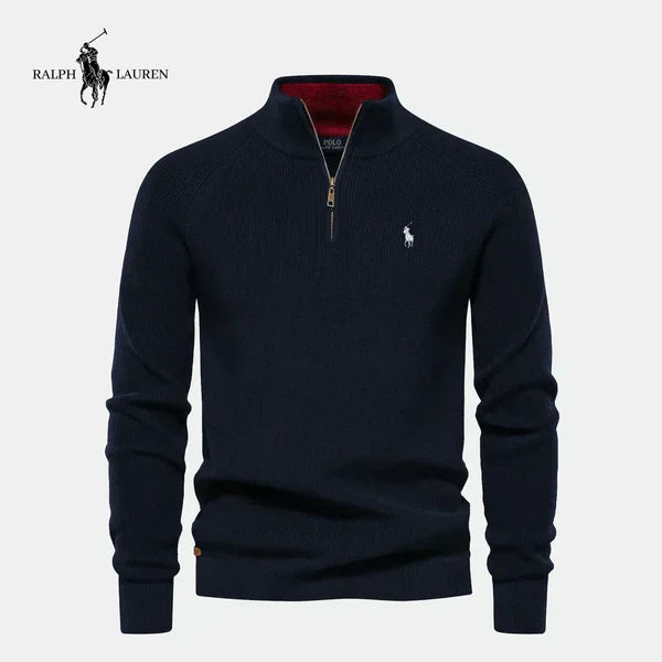 RL™ - Knit Sweater with Half Zipper