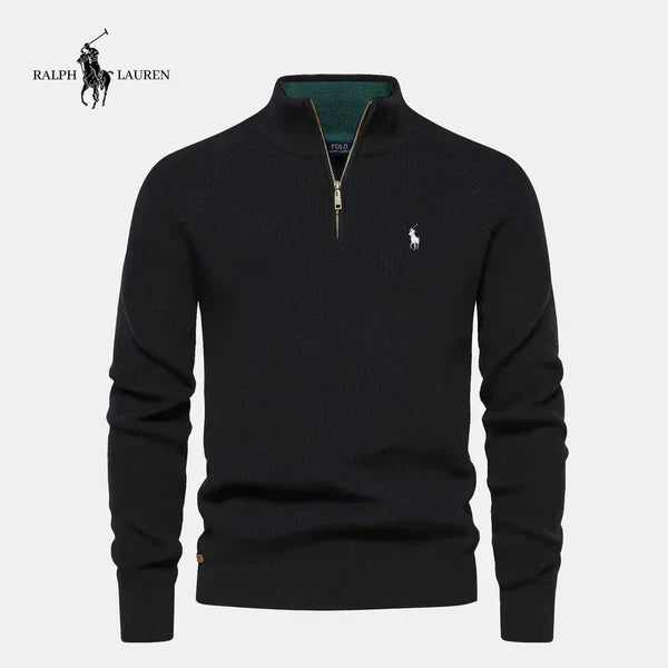 RL™ - Knit Sweater with Half Zipper